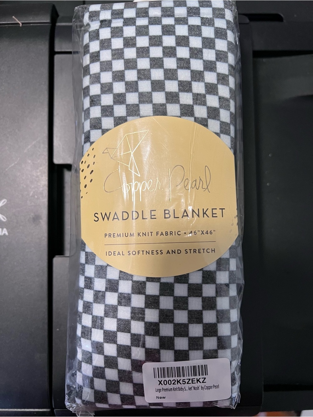 Copper Pearl Nash Swaddle Blanket